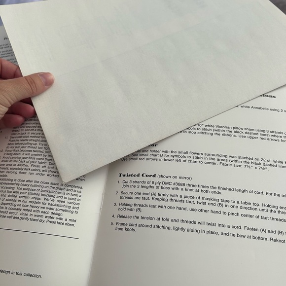 5/$25 Floral Heart Cross-Stitch Pattern 🪡 - Picture 6 of 7